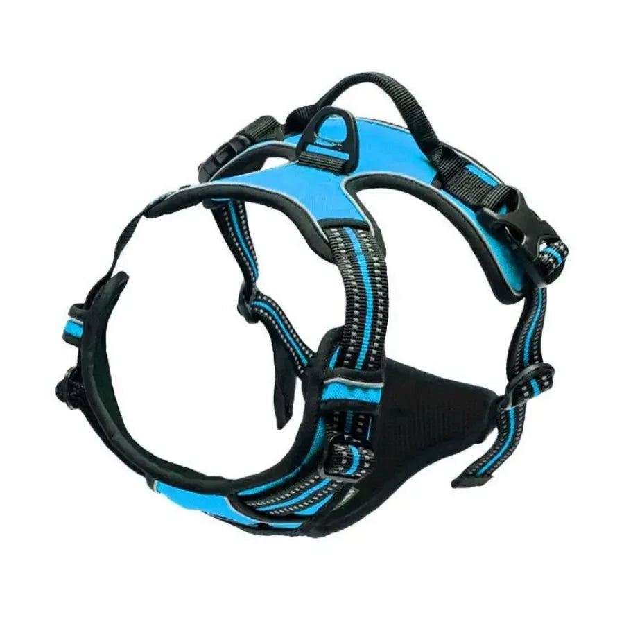 Reflective Dog Harness with Front Buckle Handle