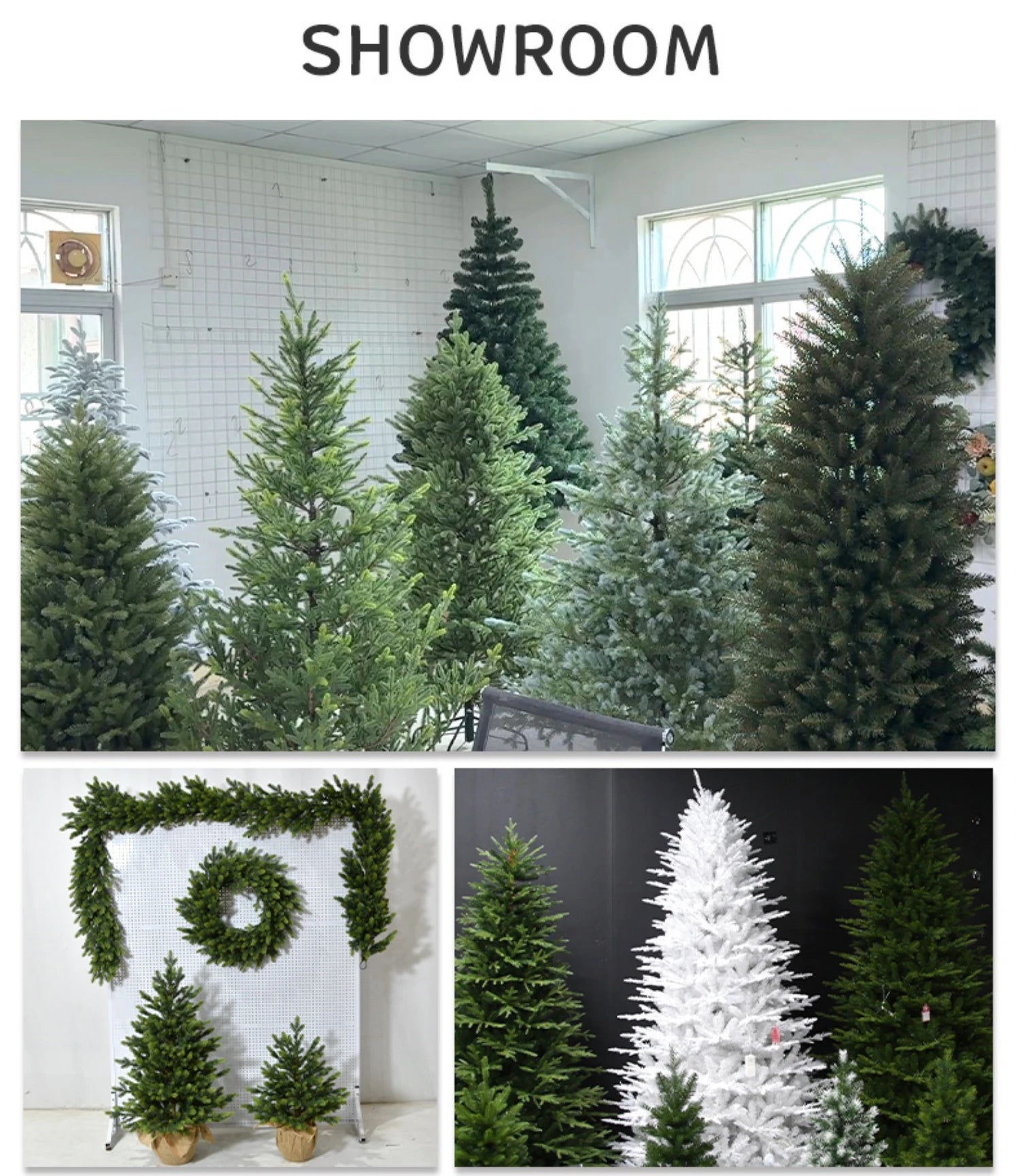 Artificial PE Christmas Tree Premium Pine Xmas Tree Realistic Holiday Party Decor for Home Office, Foldable Stand, Easy Assembly