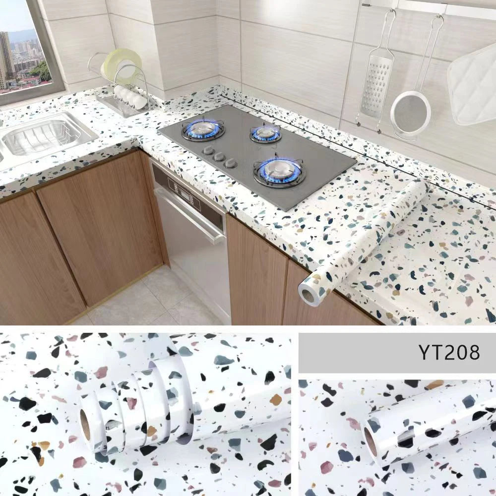 Waterproof Oil-Proof Kitchen Counter & Cabinet Stickers