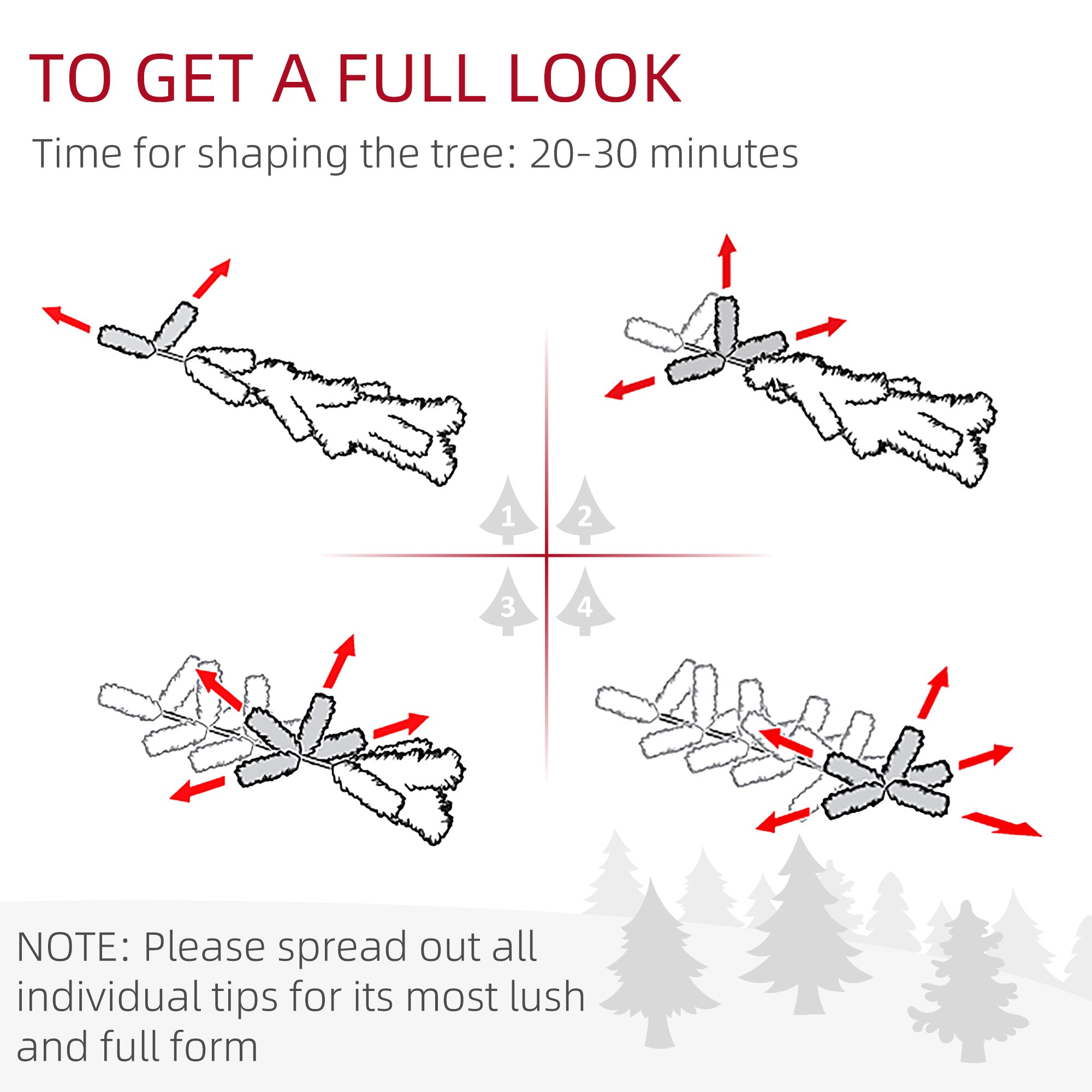 HOMCOM 5 Foot Artificial Blue Snow Flocked Christmas Tree with Hinged Branches