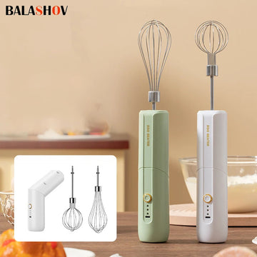 Folding Portable Electric Food Mixer Automatic Whisk Egg Beater Butter Cream Vertical Whipper Kitchen Cordless Hand Blender