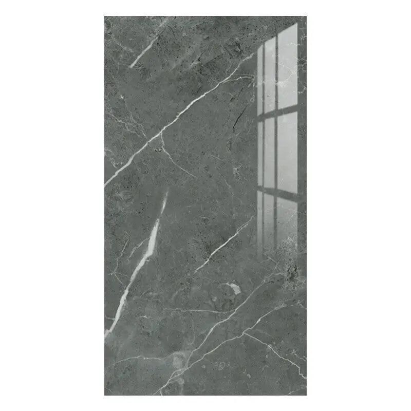 10pcs 30x60cm Self-Adhesive Marble PVC Floor Tiles Waterproof Peel Stick Wall Sticker Kitchen Bathroom Removable Home Decor ﻿