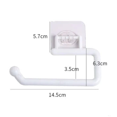 Kitchen Tissue Holder Hanging Toilet Roll Paper Holder Kitchen Paper Towel Rack Bathroom Cabinet Door Hook Holder Organizer