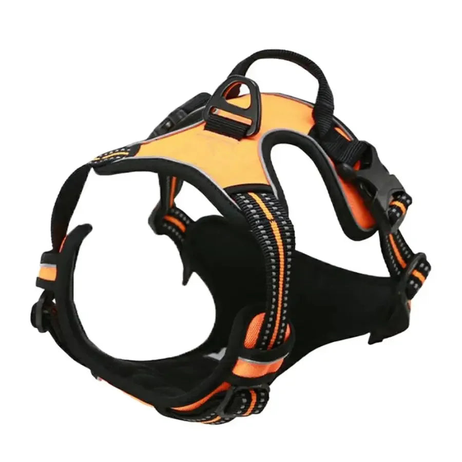 Reflective Dog Harness with Front Buckle Handle
