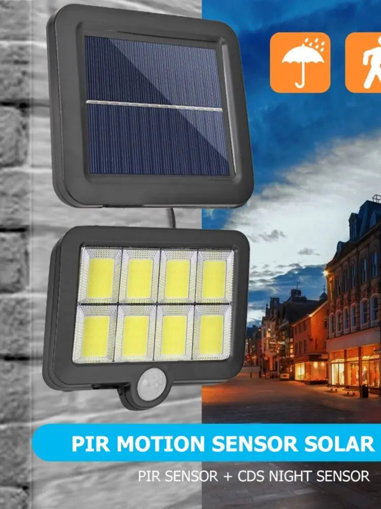 160LED Solar Light Split Wall Lamp Waterproof Outdoor Motion Sensor Solar Wall Lights Emergency Street Garden Porch LED Light