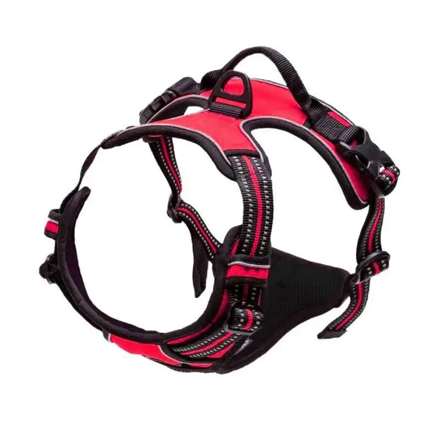 Reflective Dog Harness with Front Buckle Handle
