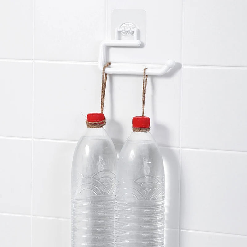 Kitchen Tissue Holder Hanging Toilet Roll Paper Holder Kitchen Paper Towel Rack Bathroom Cabinet Door Hook Holder Organizer