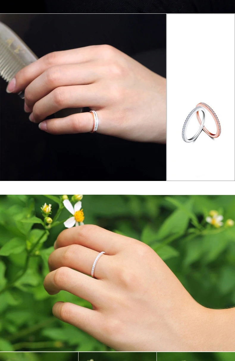 Lowest price Promotion Wholesale 2016 Fashion Women Crystal Jewelry Simulated Zircon Party Rings 925 Sterling Silver Ring RJ222