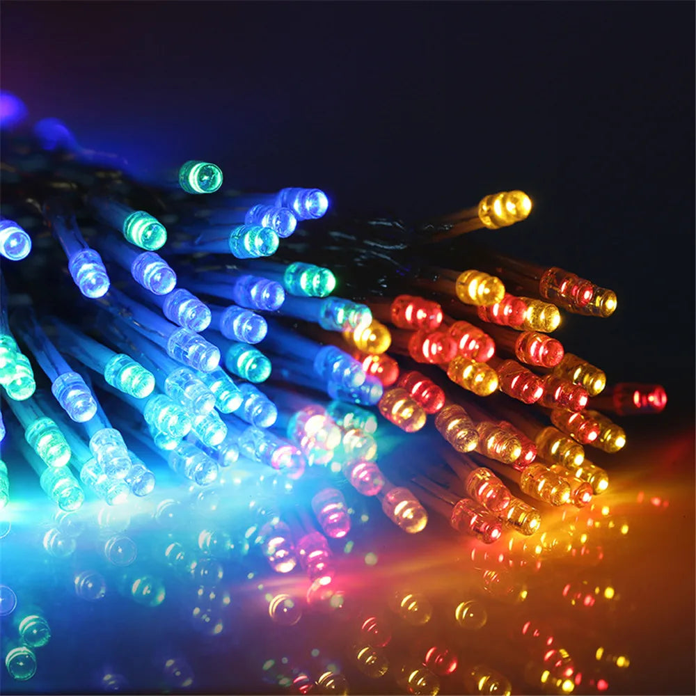 Christmas Lights Battery Operated 50/100/160Led String Light for Garland Wedding Party Holiday Decorations