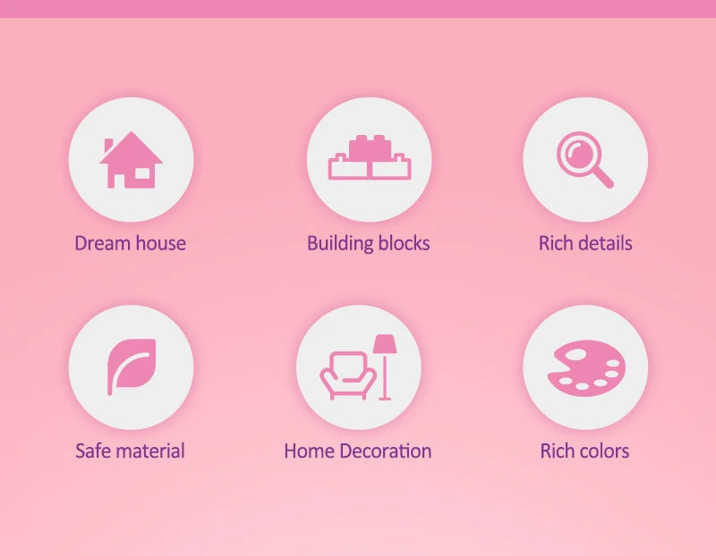 ZKZC 1018pcs City 1 Change 3 Summer Double-storey Villa House Building Blocks Friends Garden Flower Figures Bricks Toys Girls