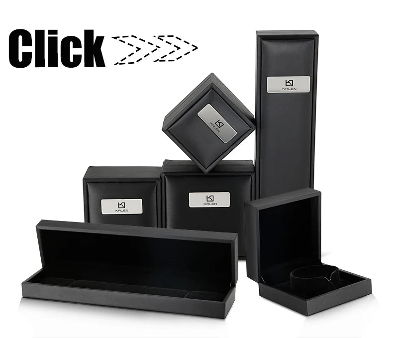 KALEN Punk 316 Stainless Steel Multiple Skull Heads Charm Bracelets For Men Biker Hand Chain Bracelet Drop Shipping Jewelry