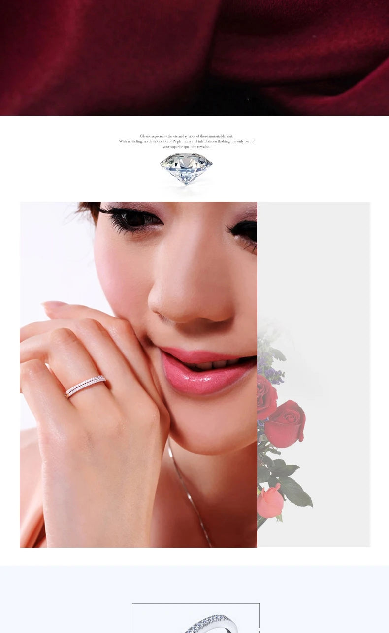 Lowest price Promotion Wholesale 2016 Fashion Women Crystal Jewelry Simulated Zircon Party Rings 925 Sterling Silver Ring RJ222