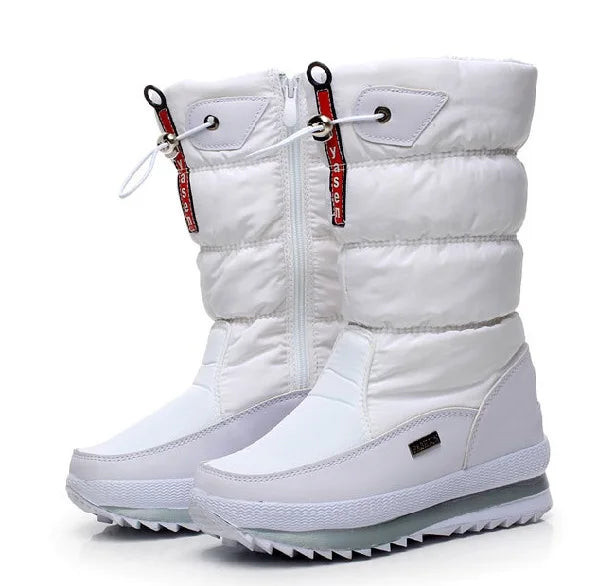 Women’s Winter Snow Boots – Waterproof Plush Platform Boots
