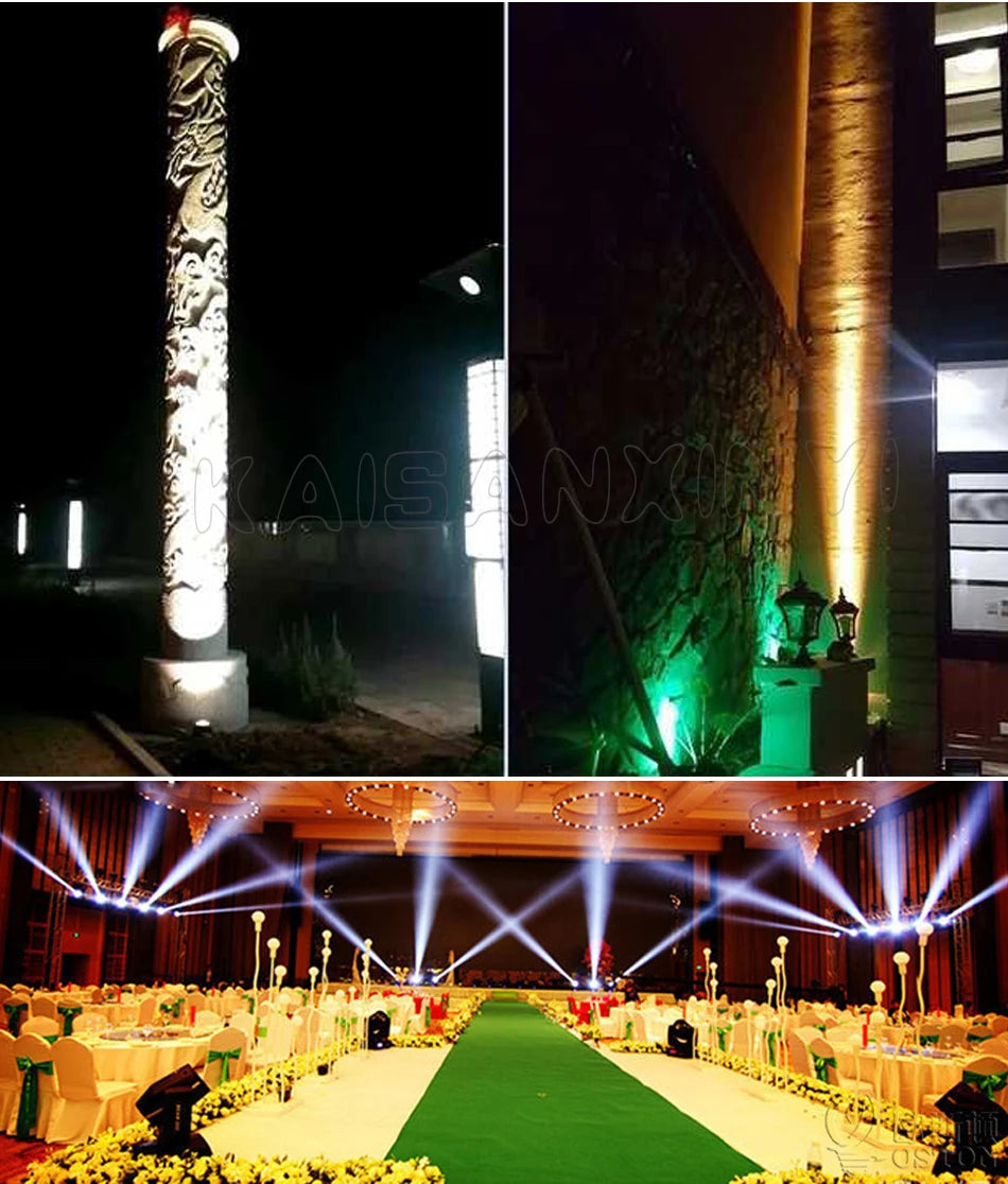 LED Lawn Light 3W/10W Wall Washer Waterproof Floodlights Narrow Beam Spot Lamp Outdoor Landscape Lighting 100-240V