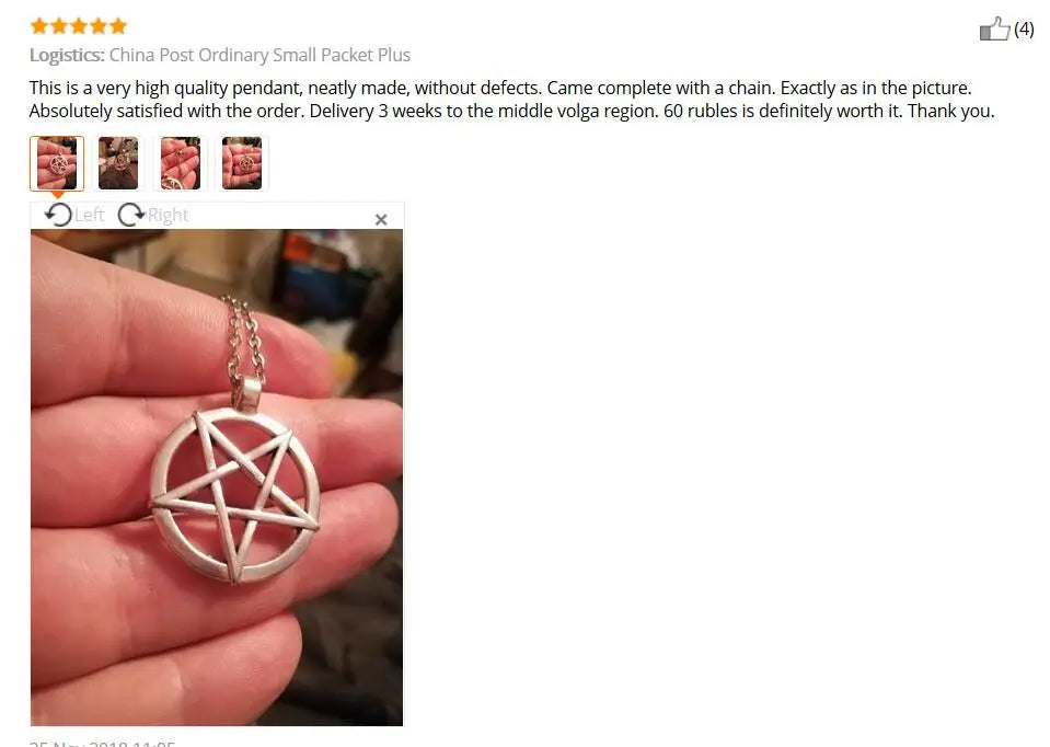 Goth Wicca Witch Pentacle Amulet Pentagram Pendant Women Necklaces Vintage Star Chain Collier For Men Kpop Gift Jewelry Making