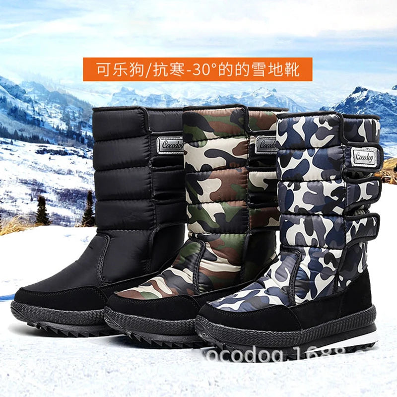 Women’s Winter Snow Boots – Waterproof Plush Platform Boots