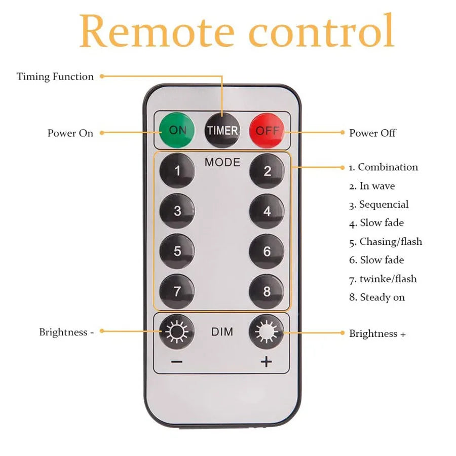 Christmas Lights Battery Operated 50/100/160Led String Light for Garland Wedding Party Holiday Decorations