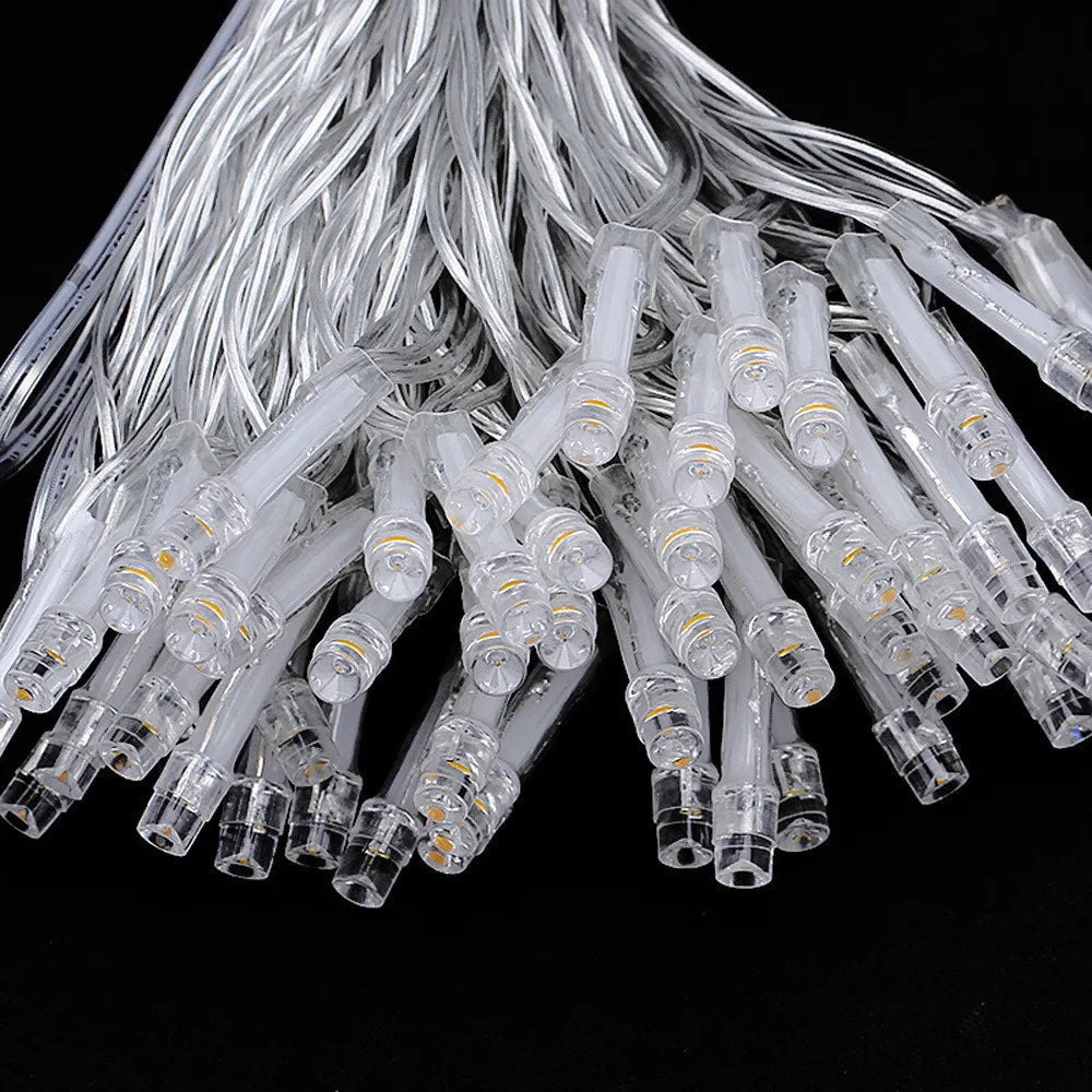 Christmas Lights Battery Operated 50/100/160Led String Light for Garland Wedding Party Holiday Decorations