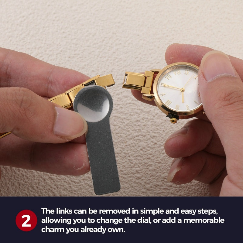 Fashion New Men Women's Stainless Steel Oval Watch 9mm DIY Bracelet Bangle for Friend Wife Birthday Jewelry Gifts