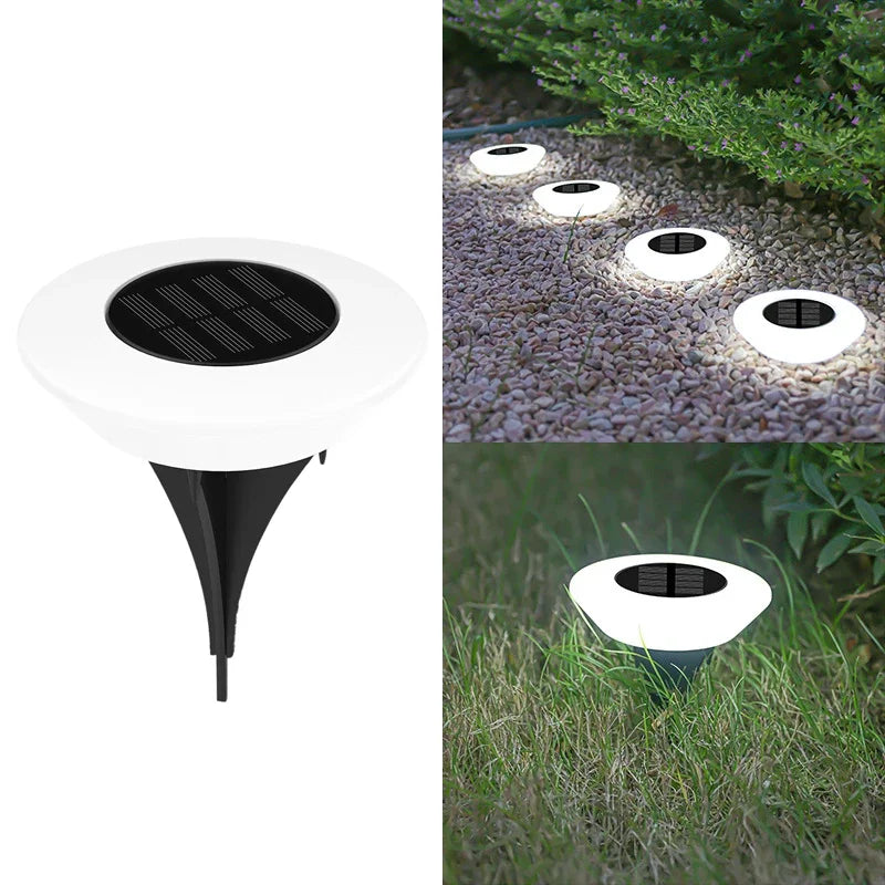 1/4Pack Solar Lights LED Lawn Lamp Outdoors Floor Lamp Landscape Light with On/Off  for Garden Pathway Yard Deck Camping Decor