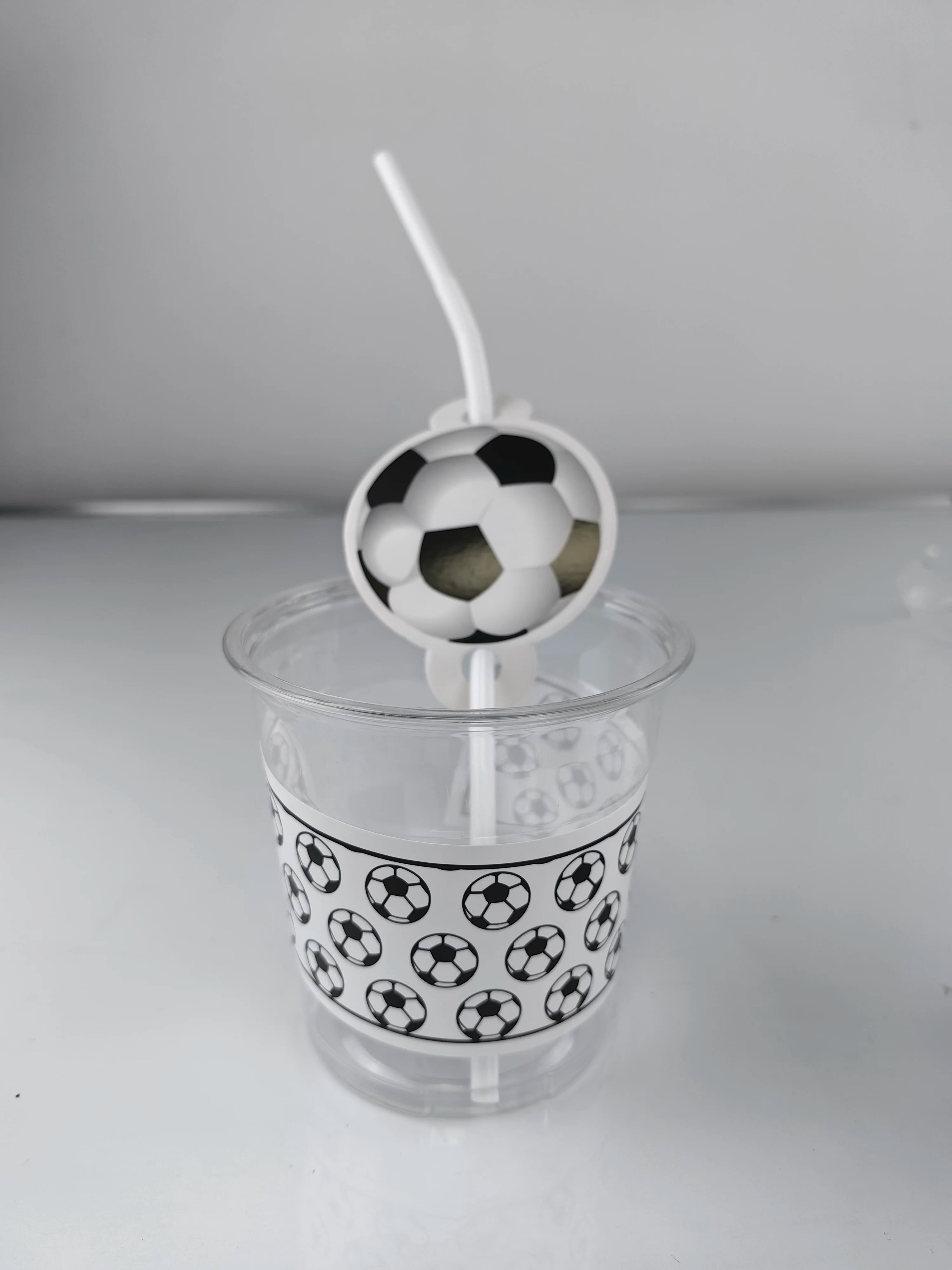 10/20/30Pcs Sports Soccer Water Bottle Labels Personalized Kids Party Stickers Birthday Party Decoration For Kids