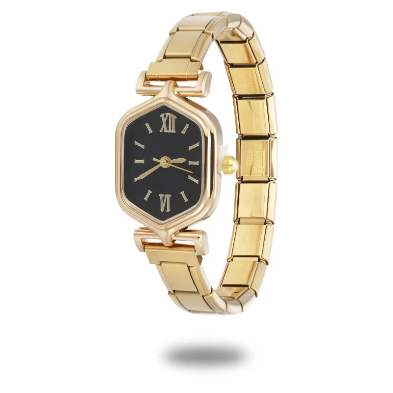 2025 Fashion Women's Men's Stainless Steel Oval Heart Square High Quality Watch Bracelet For Friend Birthday DIY Bracelet Gift