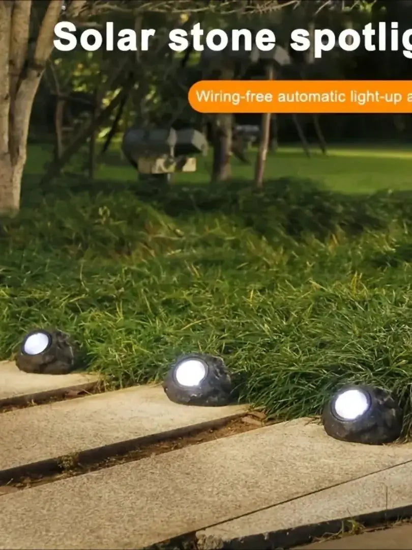 LED Simulation Stone Solar Light Outdoor Garden Spotlights Lights Landscape Decoration Waterproof Solar Lawn Lamps