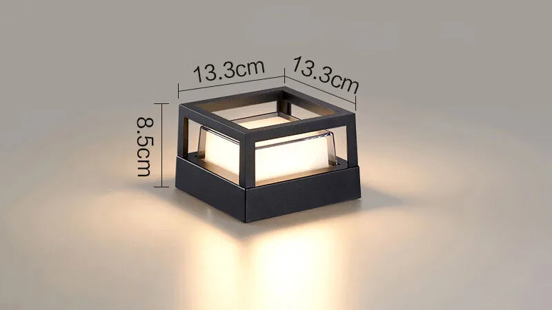 Outdoor 6W 12W  LED Lawn Lamp New Style Waterproof IP66  Garden Path Square Landscape Lawn Lights 110V 220V Warm White Lighting