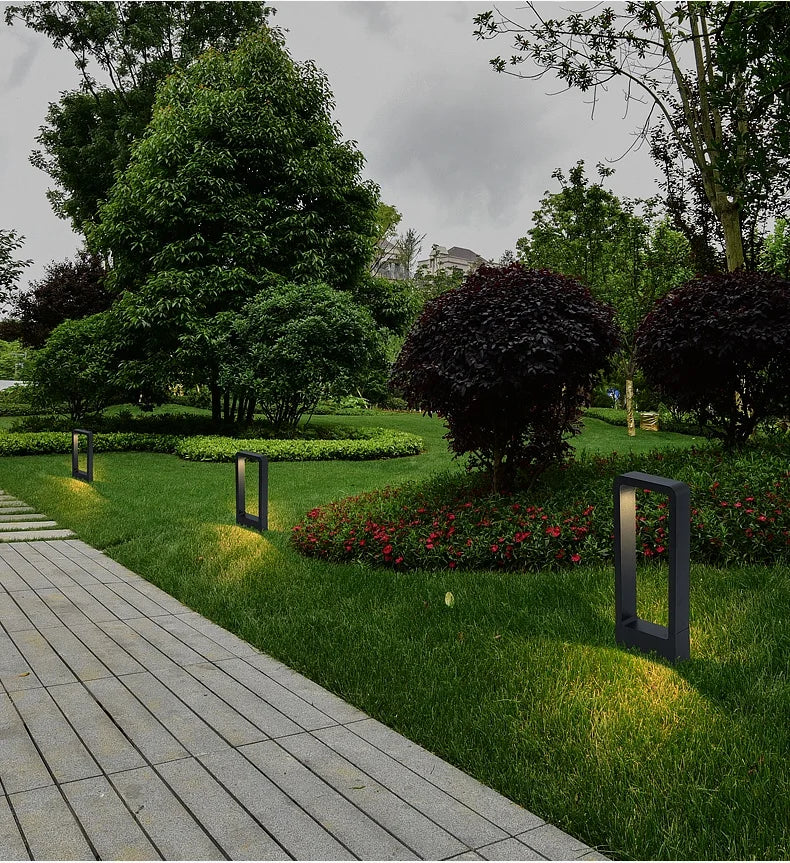 LED10W Lighting Lawn Lamp Outdoor Waterproof IP65 Aluminum Alloy Chinese-Style Arch Shape Park Villa Garden Landscape Decoration