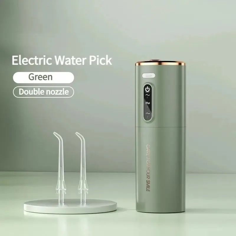 Portable Electric Oral Irrigator Water Flosser 3 Modes Waterproof Dental Cleaner for Teeth Personalized Oral Care