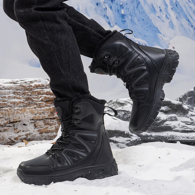 Men’s Waterproof EVA Rain Boots – Non-Slip Winter Snow Shoes