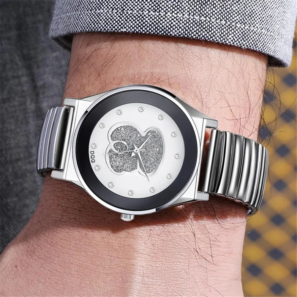 Women’s Bear Diamond Quartz Watch – Stainless Steel