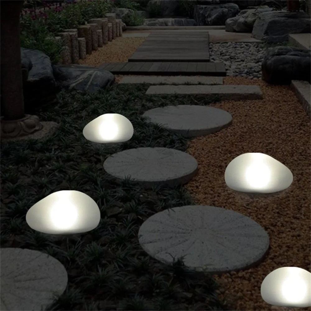 Solar LED Garden Lawn Glowing Globe Light Waterproof Patio Lawn Landscape LED Ball Lights Ambient Outdoor Garden Lamp Lights