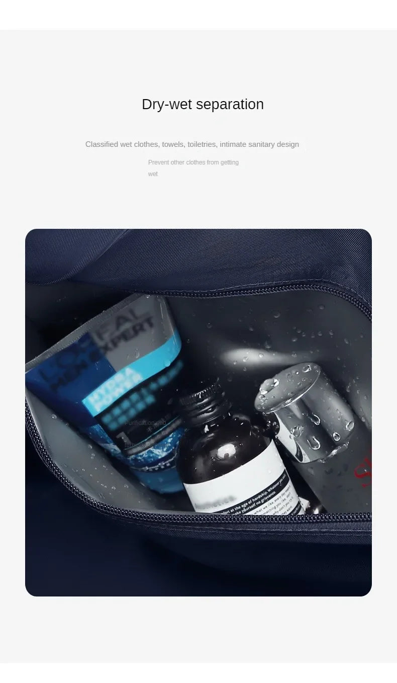 Men Business Travel Luggage Bag Leather Travel Duffle Large Capacity Hand Luggage Bag Short Trip Shoulder Bags Luxury Handbag