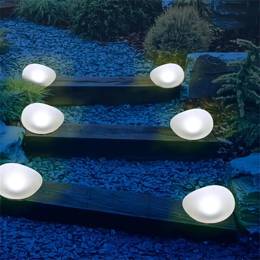 Solar LED Garden Lawn Glowing Globe Light Waterproof Patio Lawn Landscape LED Ball Lights Ambient Outdoor Garden Lamp Lights