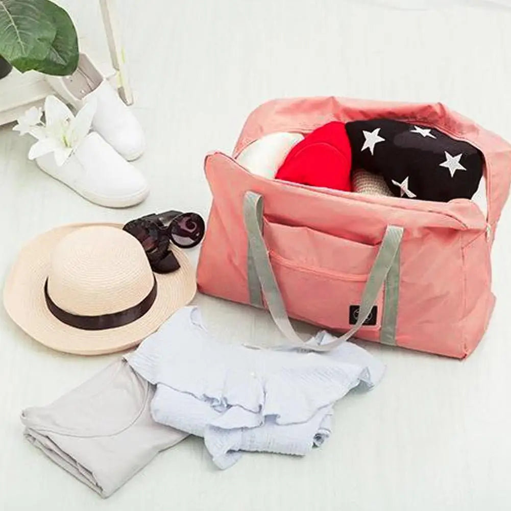 Travel Bag Folding Travel Storage Bag Travel Storage Bags Boarding Luggage Clothes Handbags Picnic Move House Large Handbag