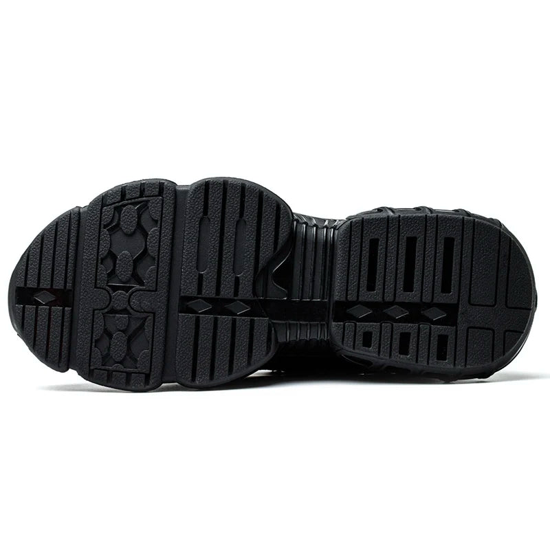 Rotating Button Steel Toe Safety Shoes – Lightweight Puncture-Proof Work Boots for Men