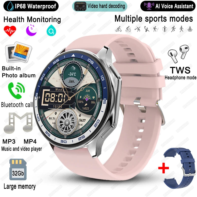 Watch X AMOLED Smart Watch with 32GB & Bluetooth Call