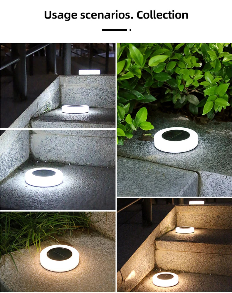 Solar Led Lawn Light Outdoor Courtyard Lamp Waterproof Villa Garden Lawn Decoration Balcony Terrace Layout Home Buried Lamp