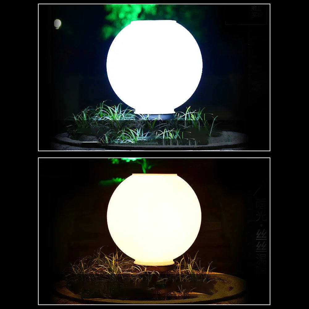 Solar Landscape Lighting Outdoor Fixtures Courtyard Garden Lawn Street Lights Round Ball Lamp Wedding Festive Party Supplies