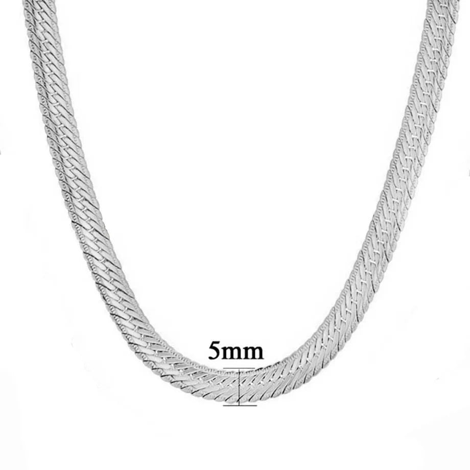 Hiphop Gold Chain For Men Hip Hop Chain Necklace 8MM Gold Color Curb Long Chain Necklaces Men's Jewelry Colar Collier