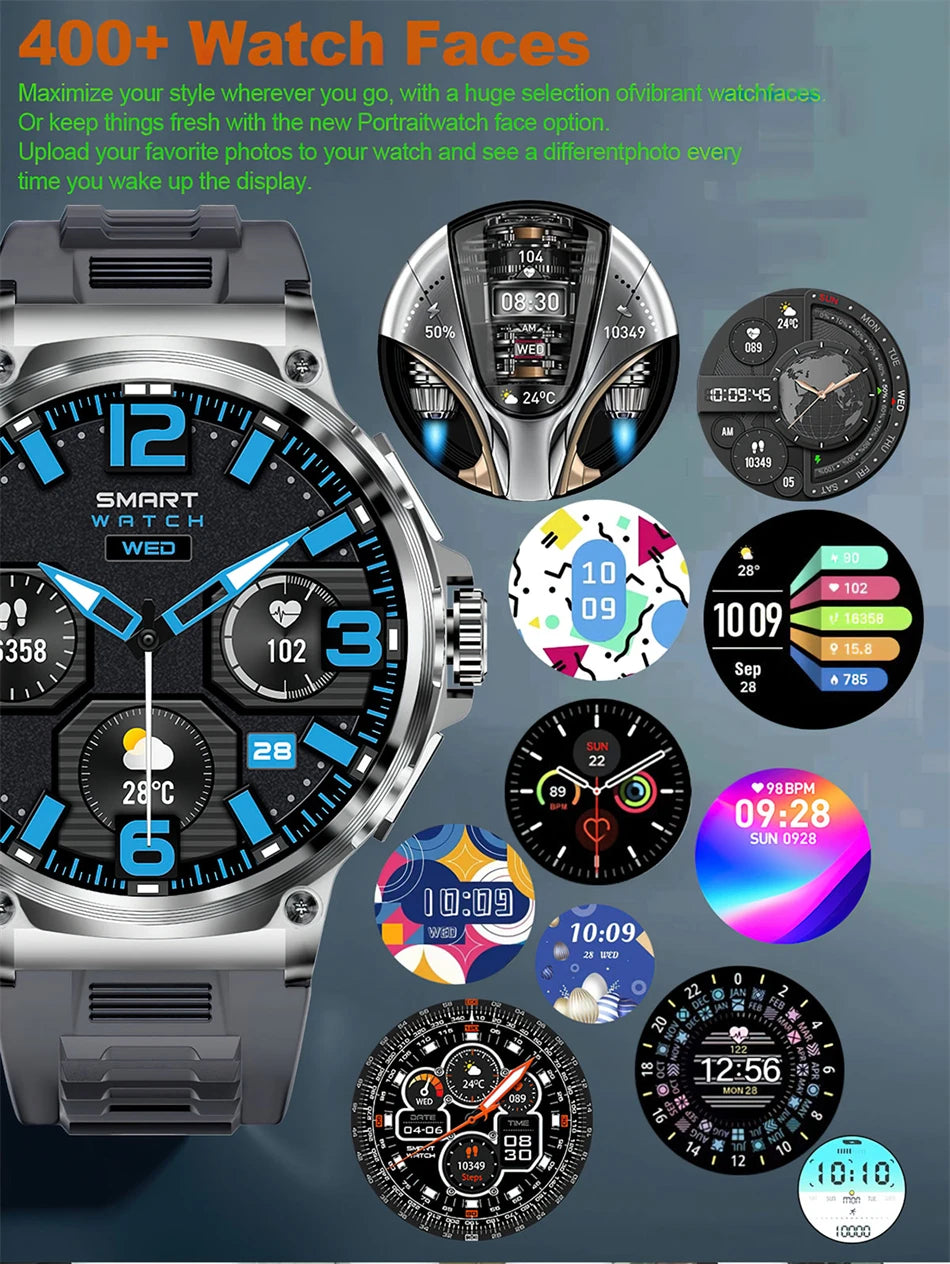 GPS AMOLED Smart Watch with Bluetooth Call
