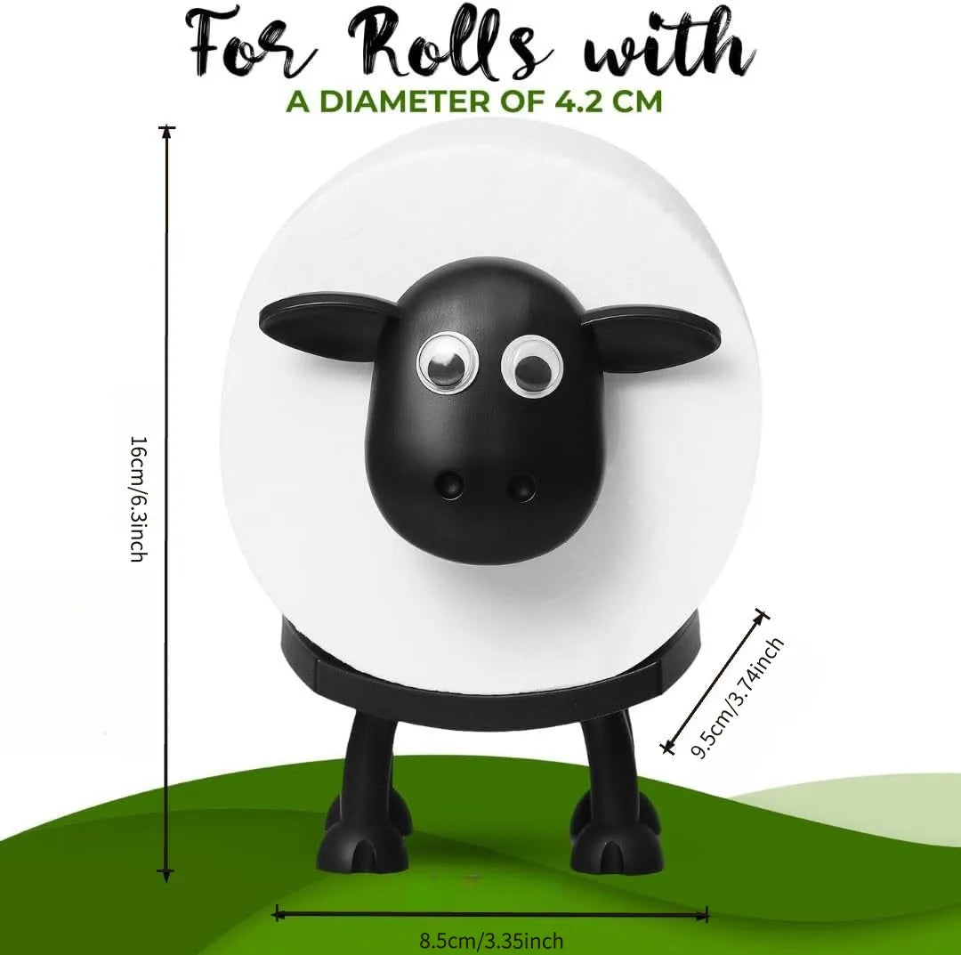 Tissue Holder，Toilet Bedroom Living Room and Kitchen Available，Interesting Sheep Toilet Paper Holder Home Roll Paper Ho