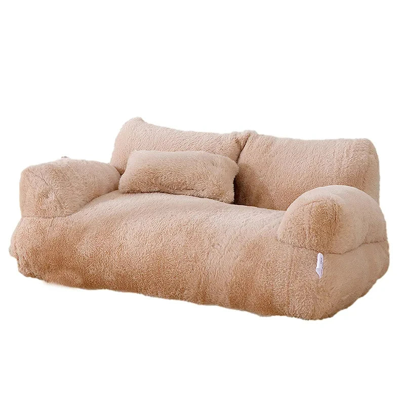 Luxury Plush Cat Sofa Bed for Cats Small Dogs