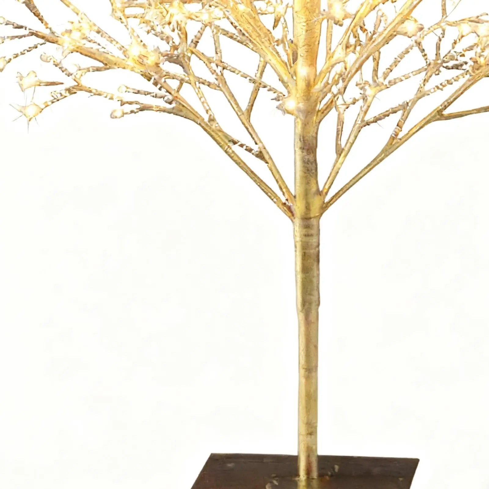 Christmas Trees With LED Lights Warm White Sparkling Gold Trees Twinkling Outdoor Decoration Pre-Lit Christmas Trees Light