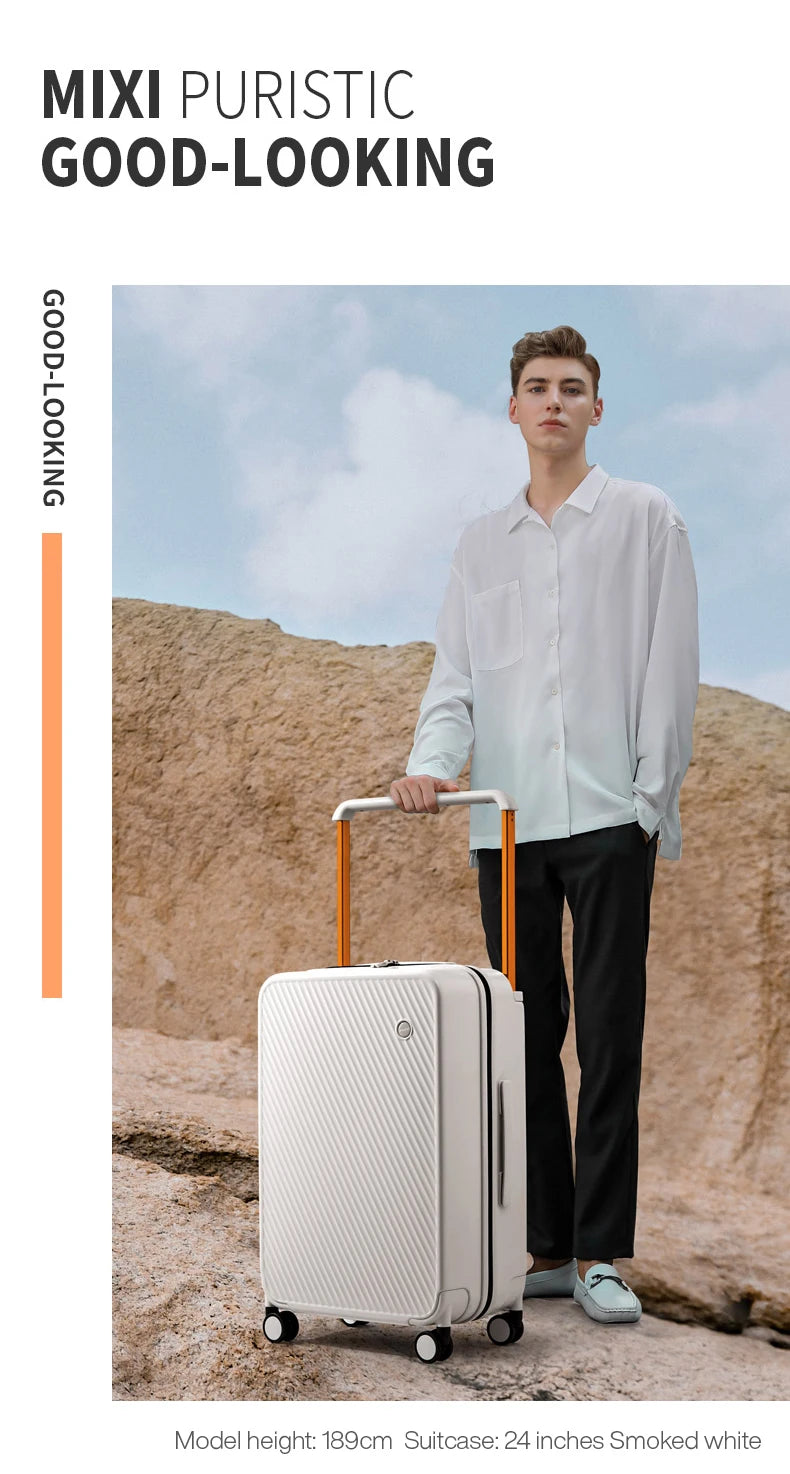 PC Hardside Travel Suitcase with Wide Handle & TSA Lock