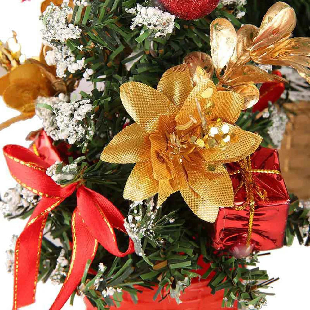 Christmas Tree Decorations Children DIY Handicraft Home Bedroom Party 20/30/40cm Artificial Christmas Tree 2023 New Year Gift
