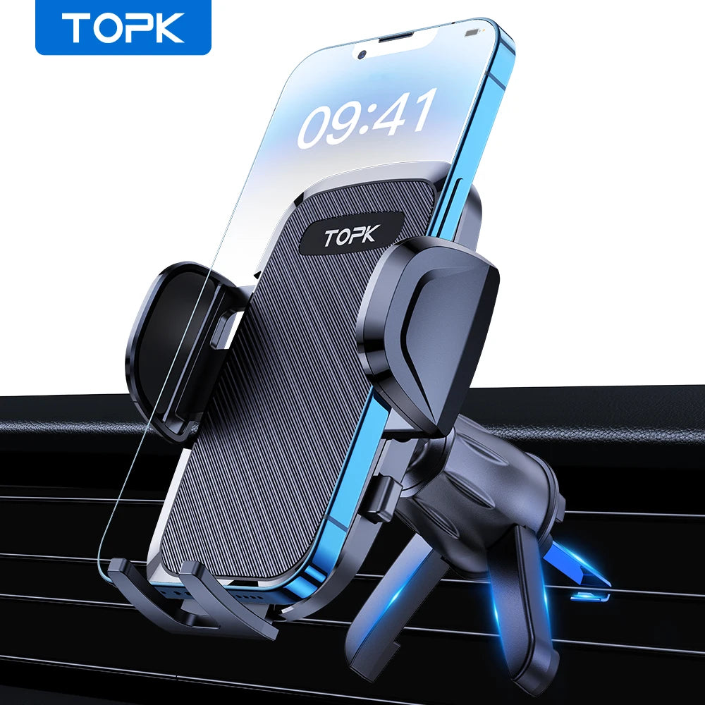 TOPK Universal Car Phone Holder – 360° Vent Mount