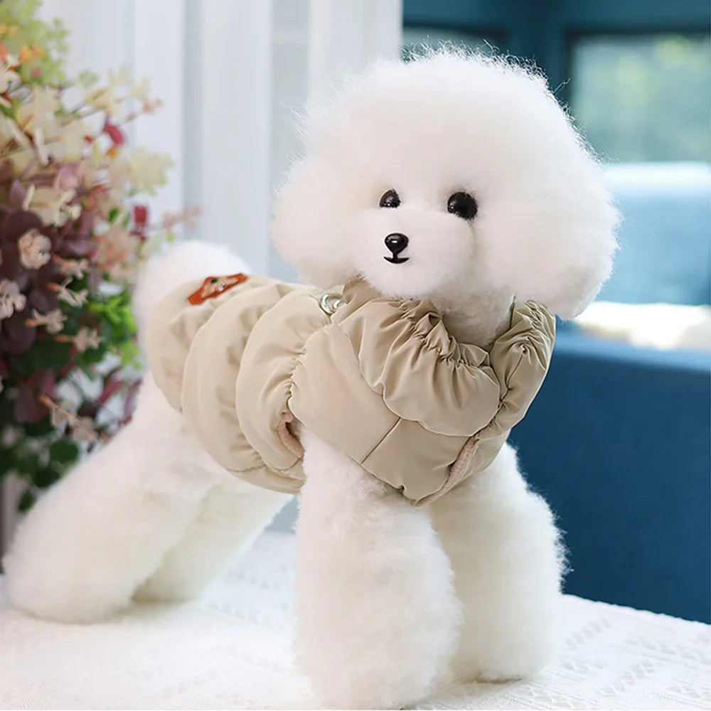 Winter Padded Dog Coat Warm Vest Small Dogs