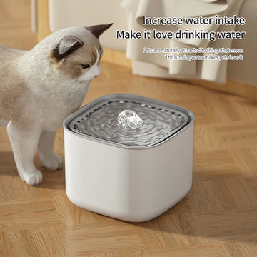 3L Automatic Cat Water Fountain Quiet USB